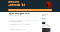 Desktop Screenshot of bethlehemsportsmensclub.com