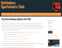 Tablet Screenshot of bethlehemsportsmensclub.com